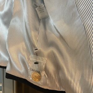 Calvin Klein navy blue blazer size 14 lined no closure